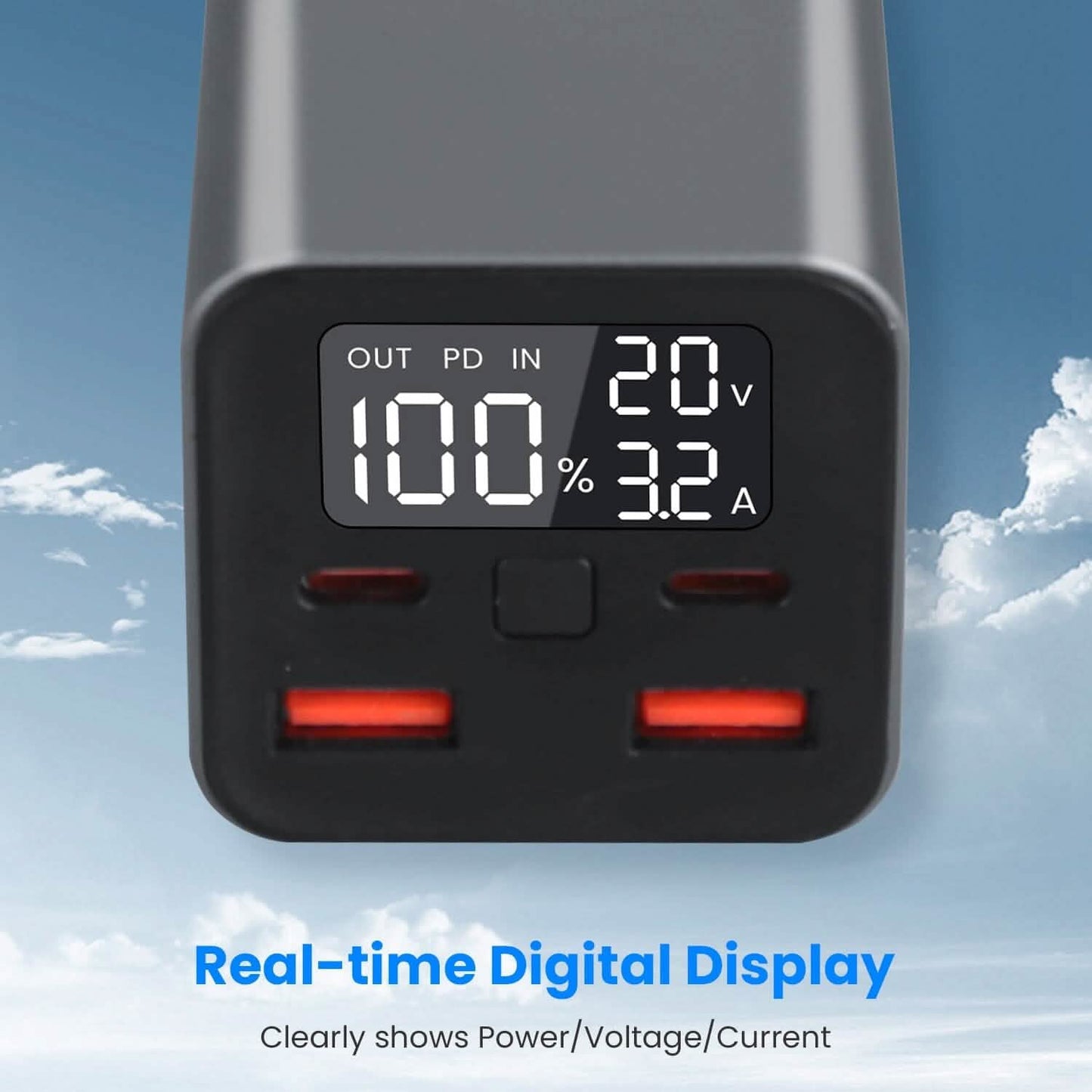 20000mah 65W USB-C PD Laptop Power Bank Fast Charging DailySale