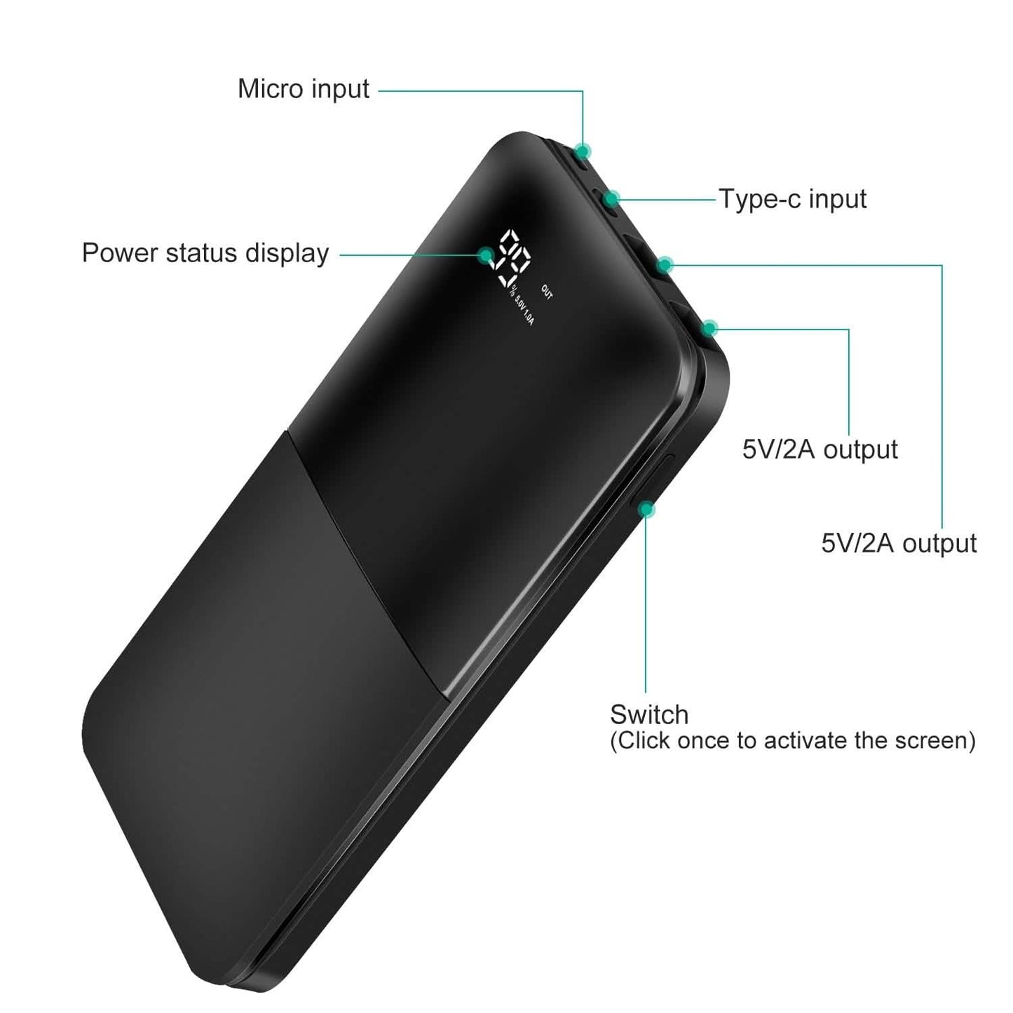 20000mAh Portable Charger Power Bank DailySale