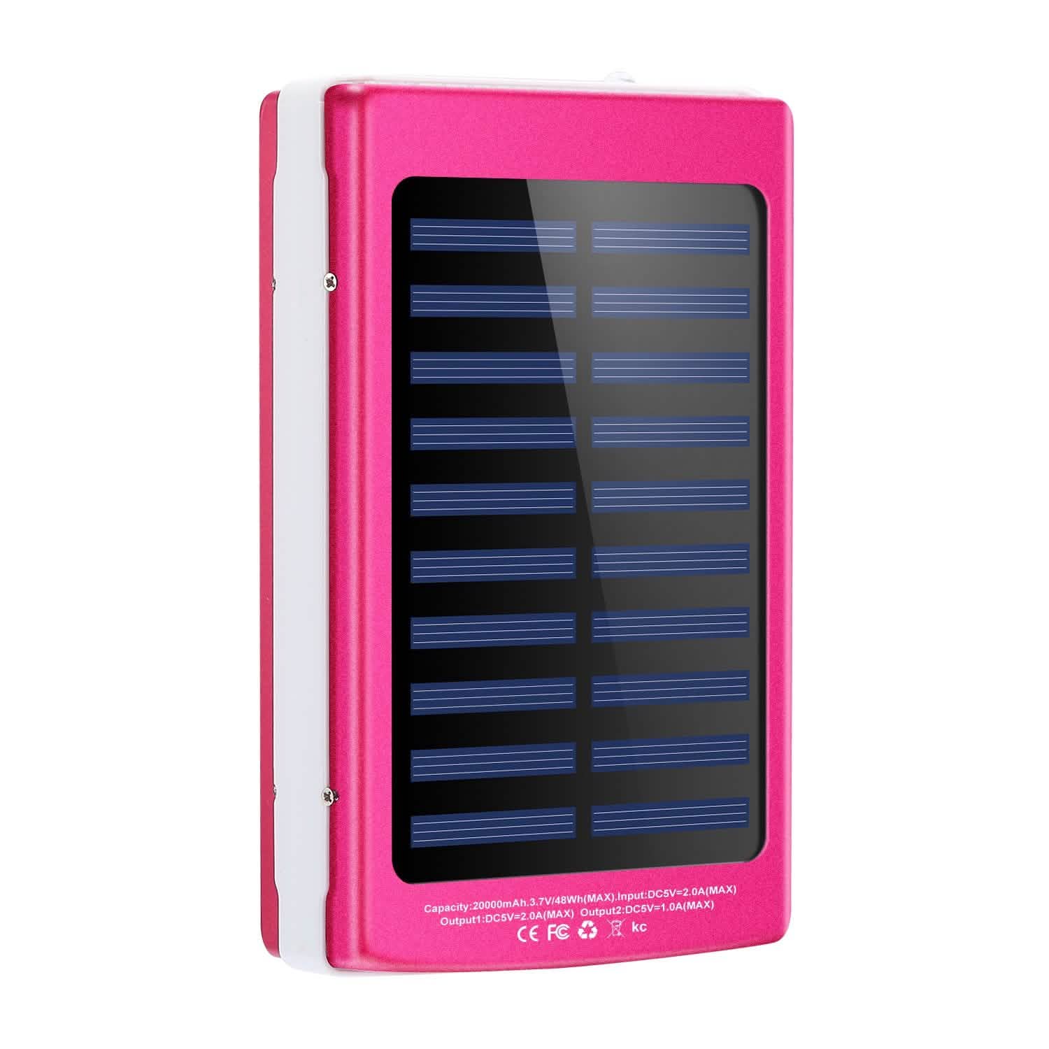 20,000mAh Solar Power Bank DailySale