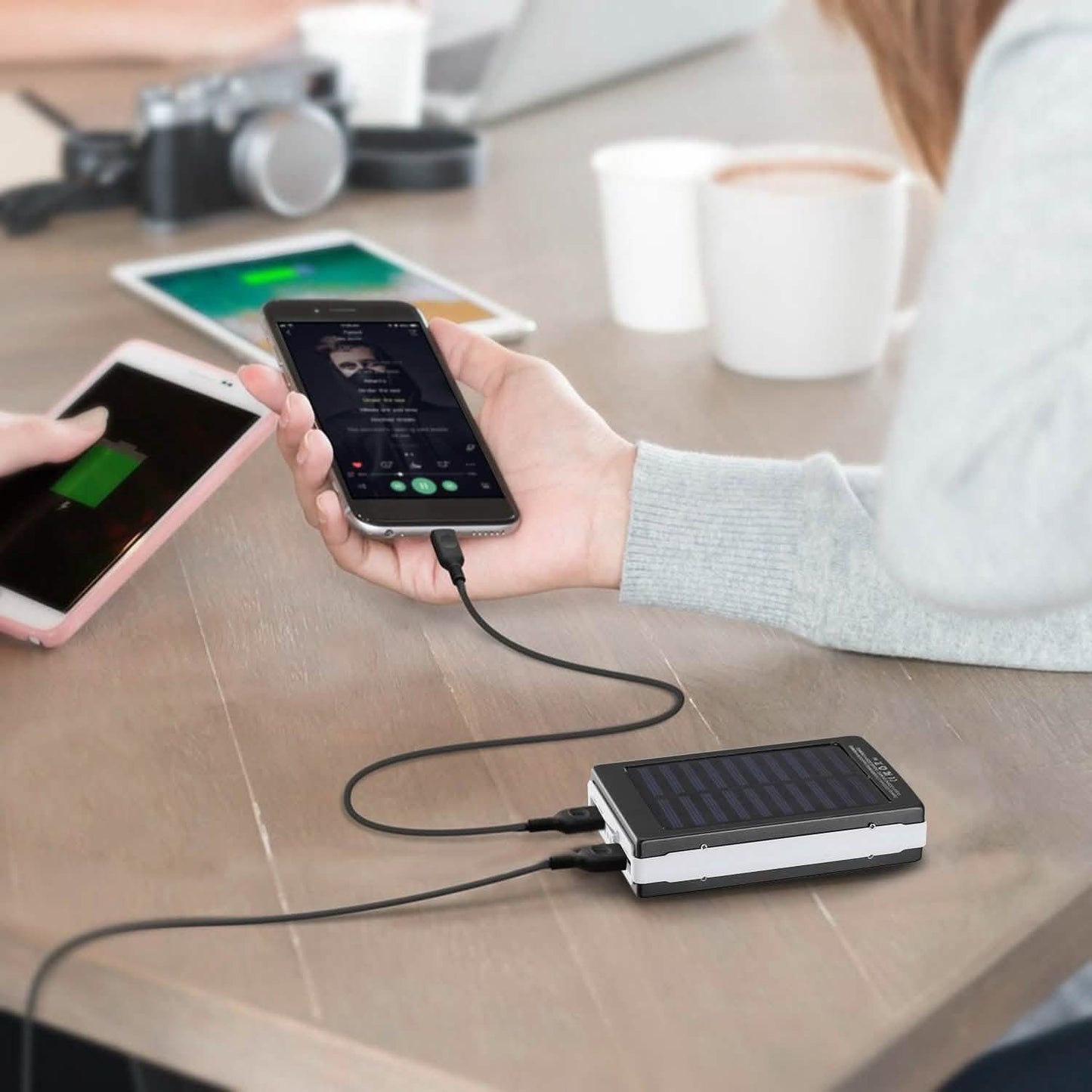 20,000mAh Solar Power Bank DailySale