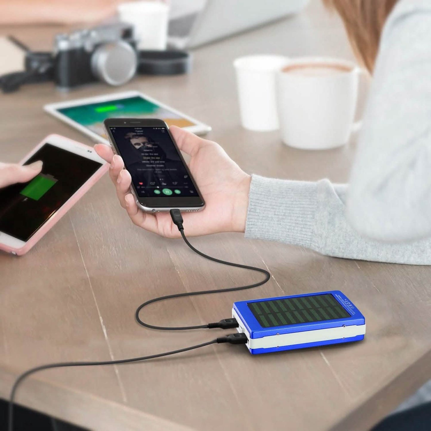 20,000mAh Solar Power Bank DailySale