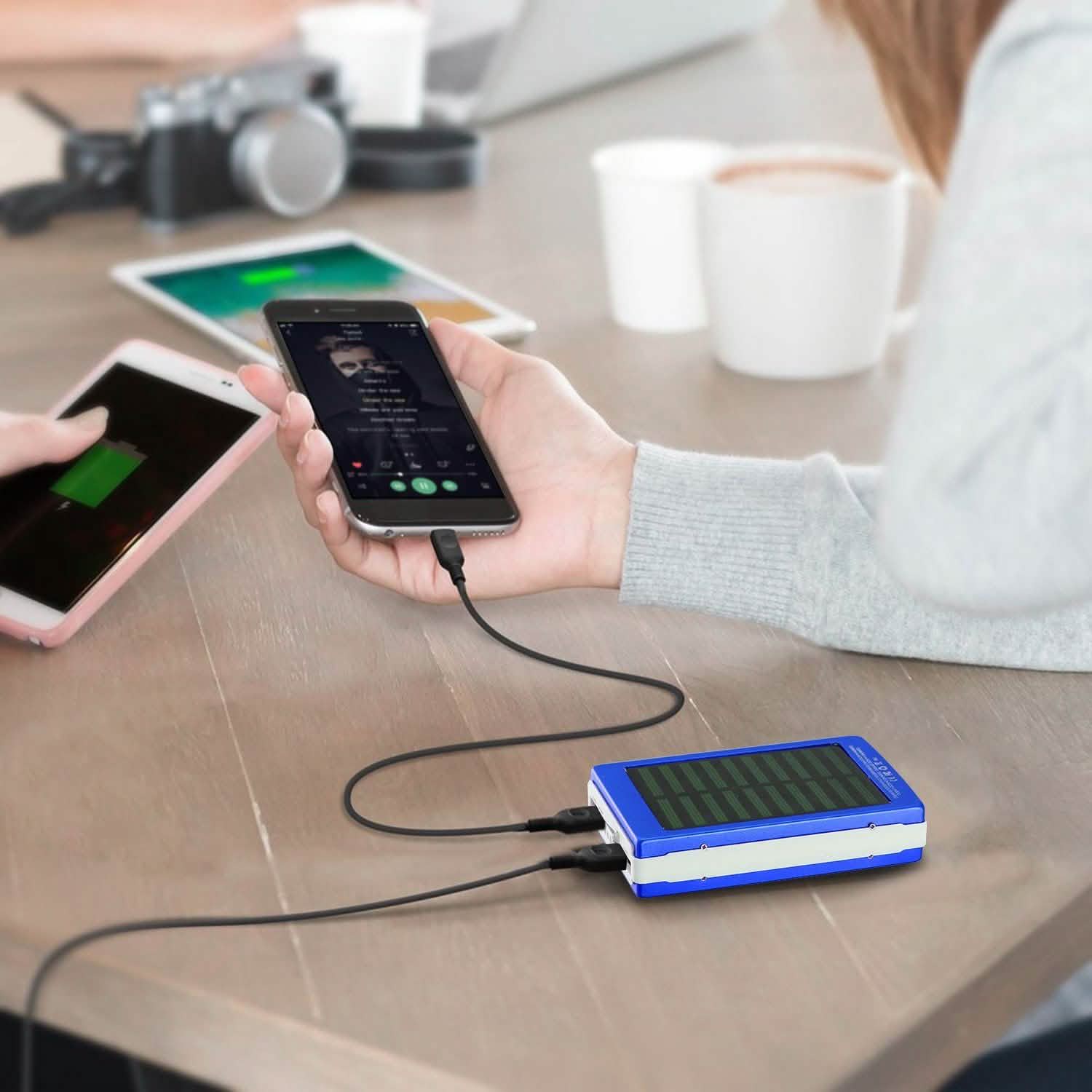 20,000mAh Solar Power Bank DailySale