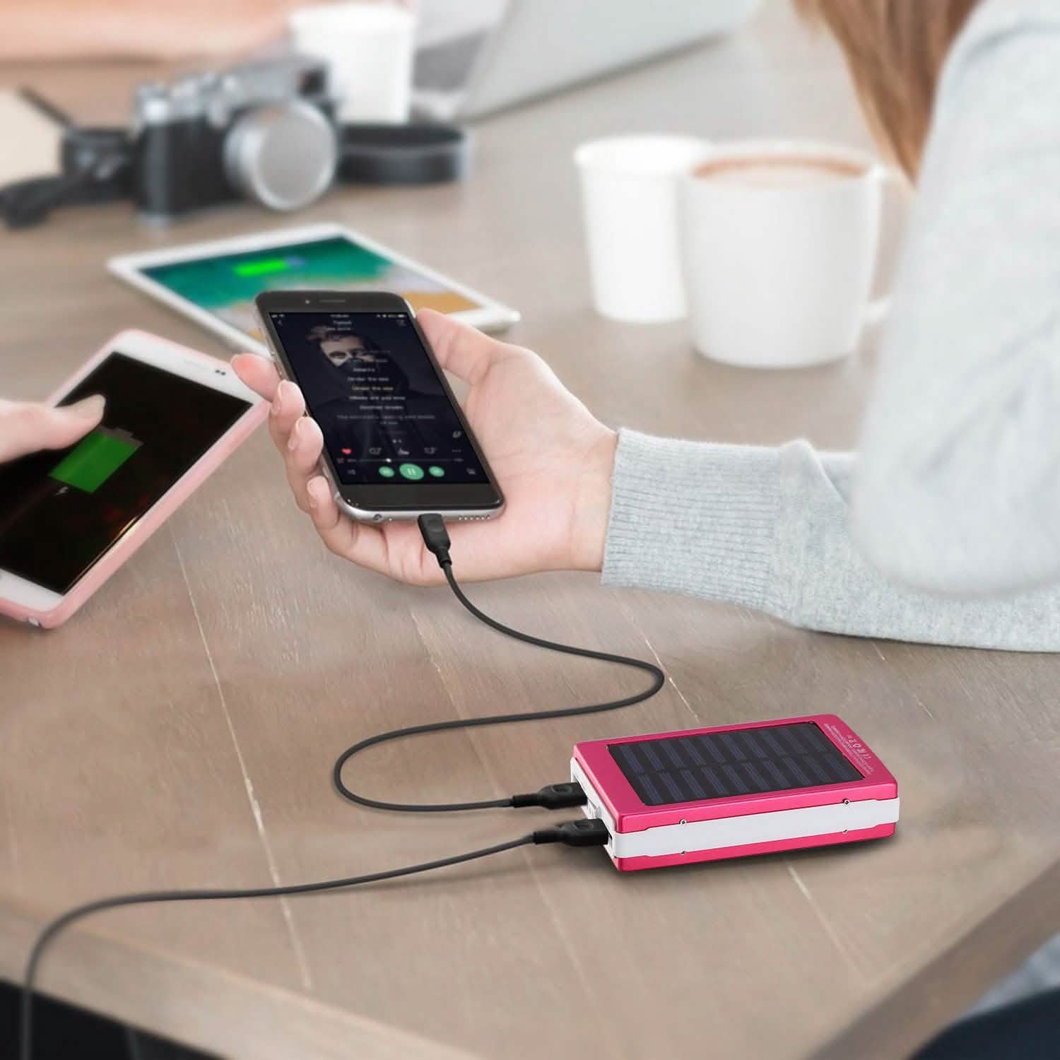 20,000mAh Solar Power Bank DailySale