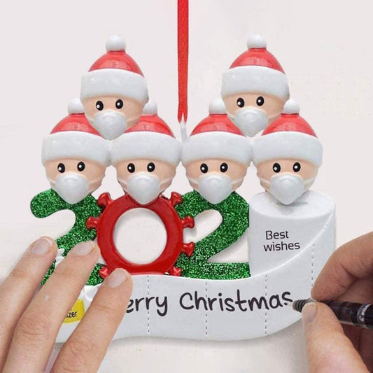 2020 Quarantine Family Personalized Christmas Ornaments DailySale