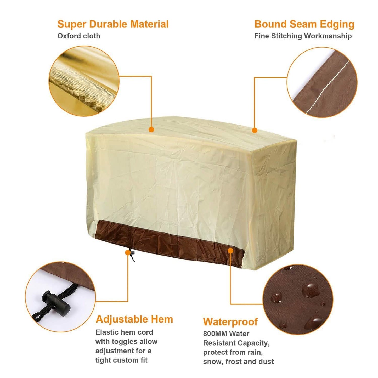 210D Waterproof Outdoor BBQ Grill Cover DailySale