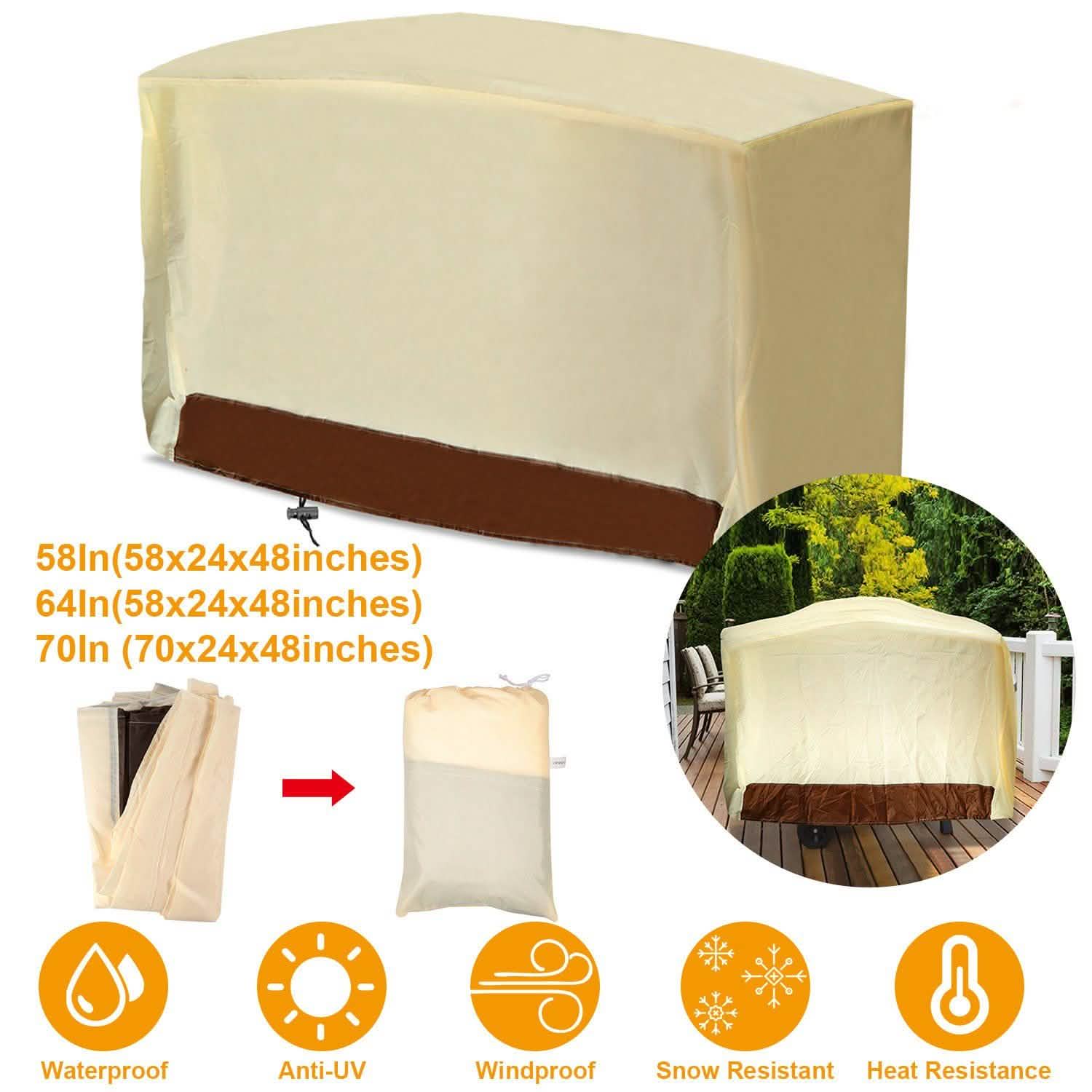 210D Waterproof Outdoor BBQ Grill Cover DailySale