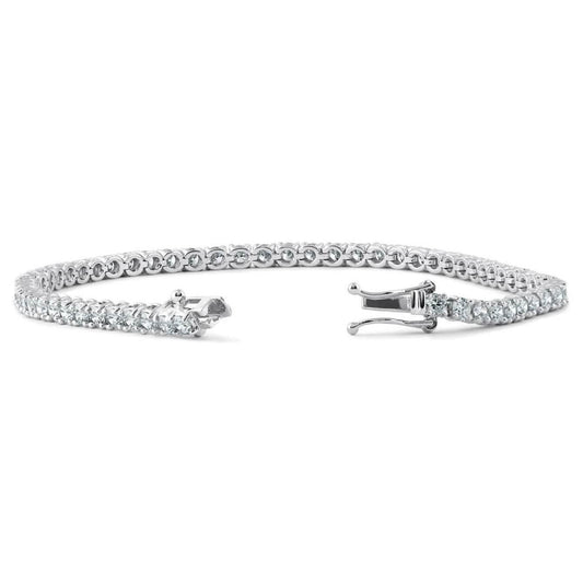 2.14 CT Natural Diamond Tennis Bracelet G SI 14K White Gold 7.5 inch B5882-2I DailySale