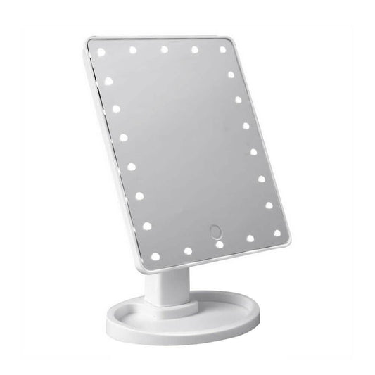 22 LED Touch Screen Desktop Stand Mirror DailySale