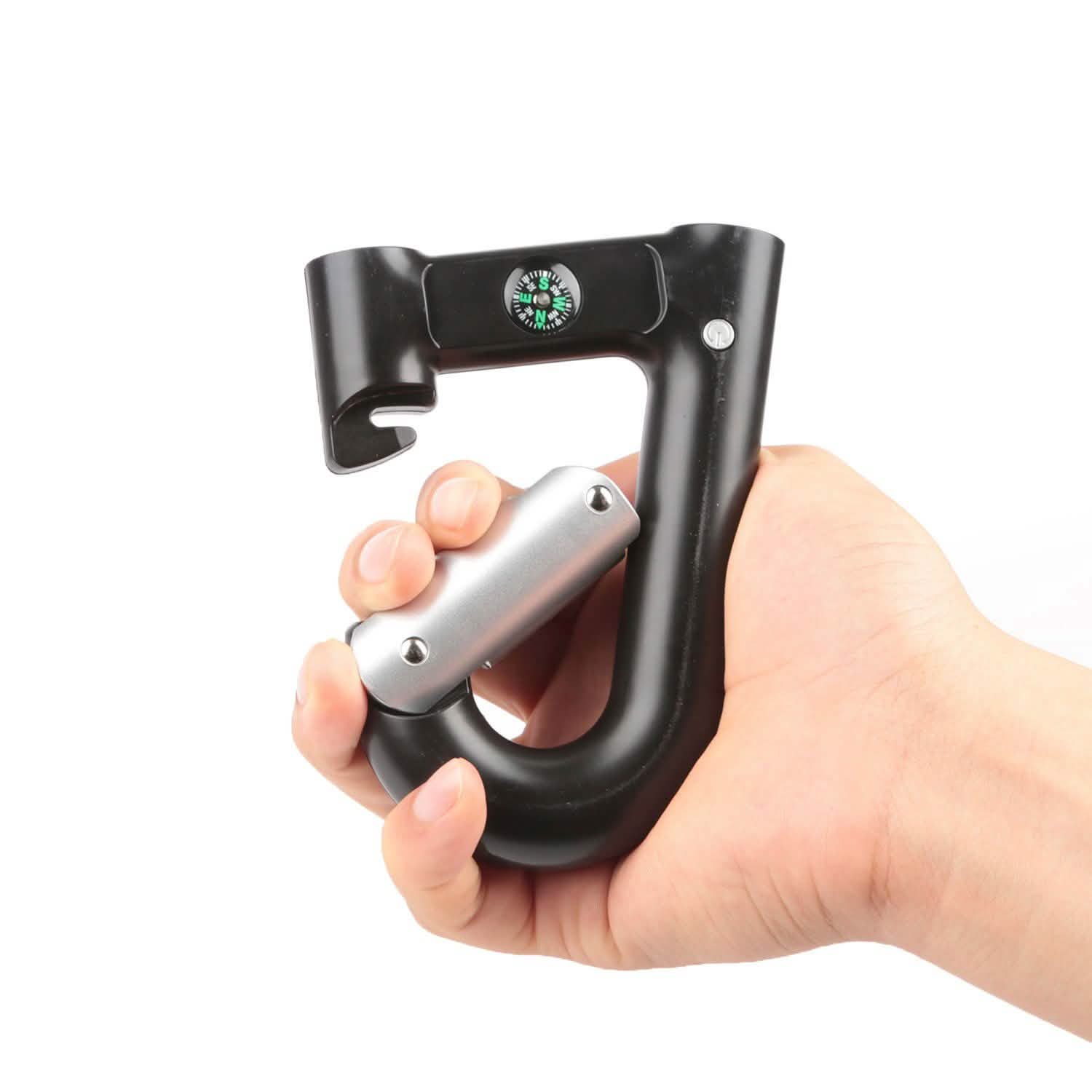 2200 mAh Powerbank with Emergency Flashlight Compass Carabiner-Shaped DailySale