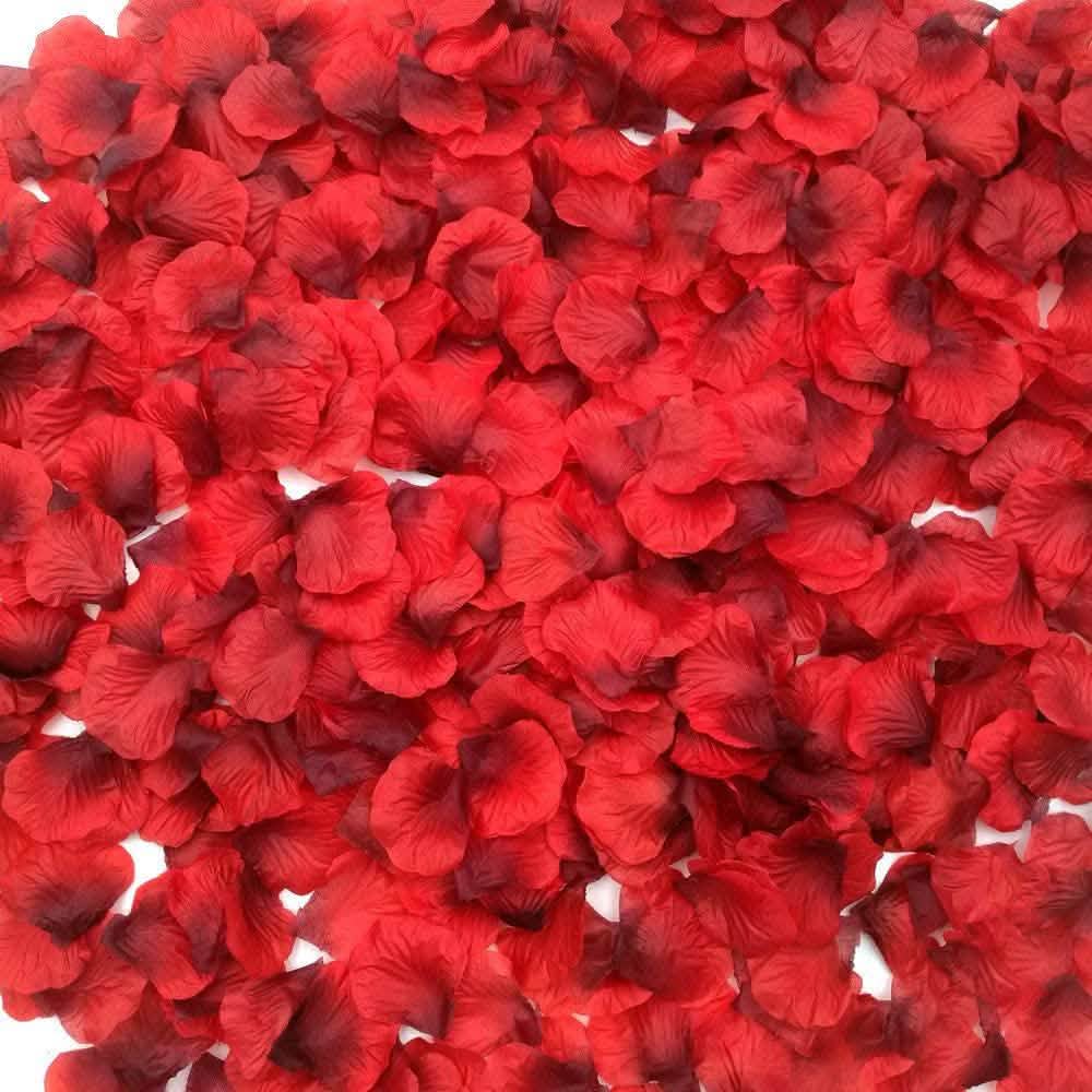 2200-Piece: Silk Rose Petals Wedding Flower Decoration DailySale