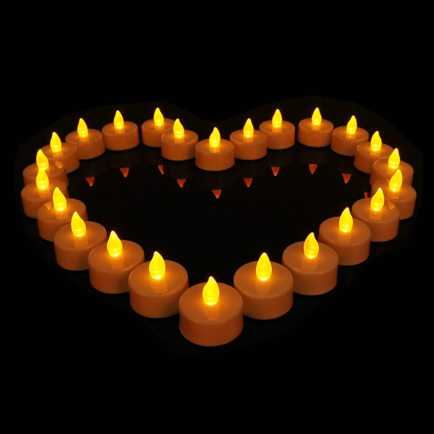 24-Piece: Flameless LED Tealight Candles DailySale