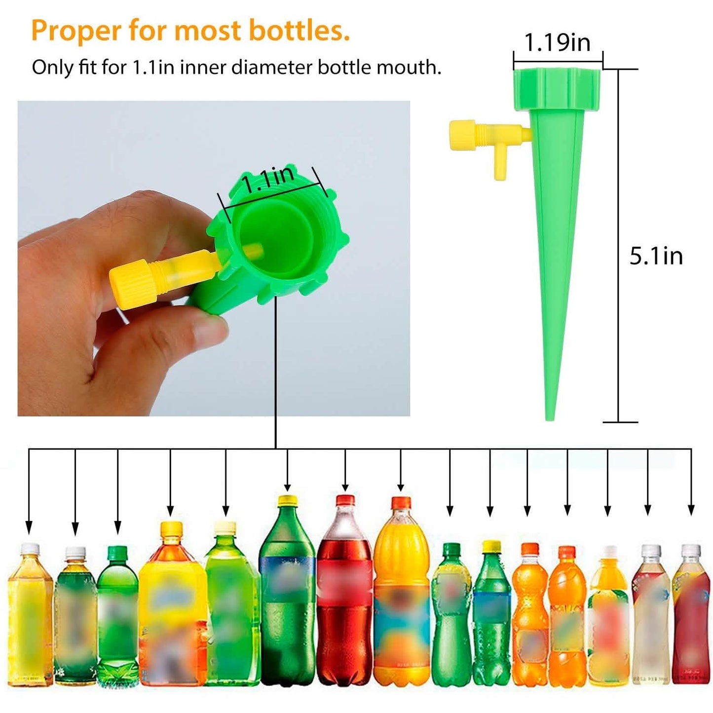 24-Piece: Plant Watering Spikes Self Watering Device DailySale