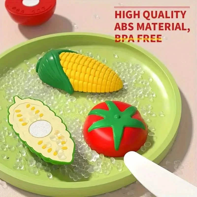 24-Pieces: Fun Food Cutting, Fruit and Vegetable Toys DailySale