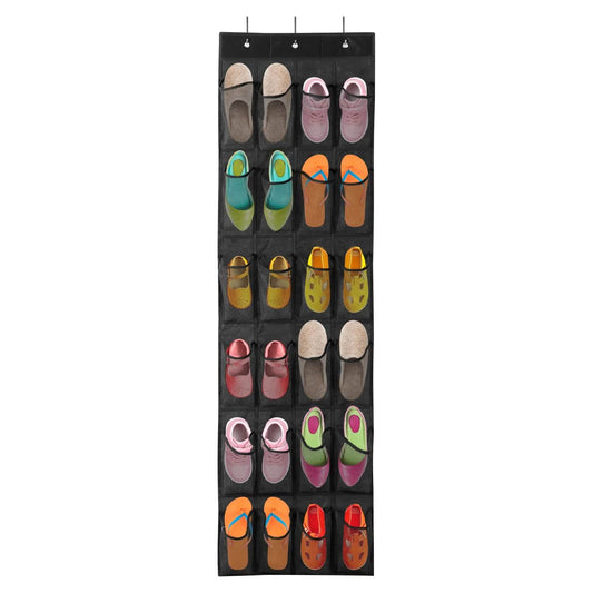 24 Pockets Over the Door Shoe Rack DailySale