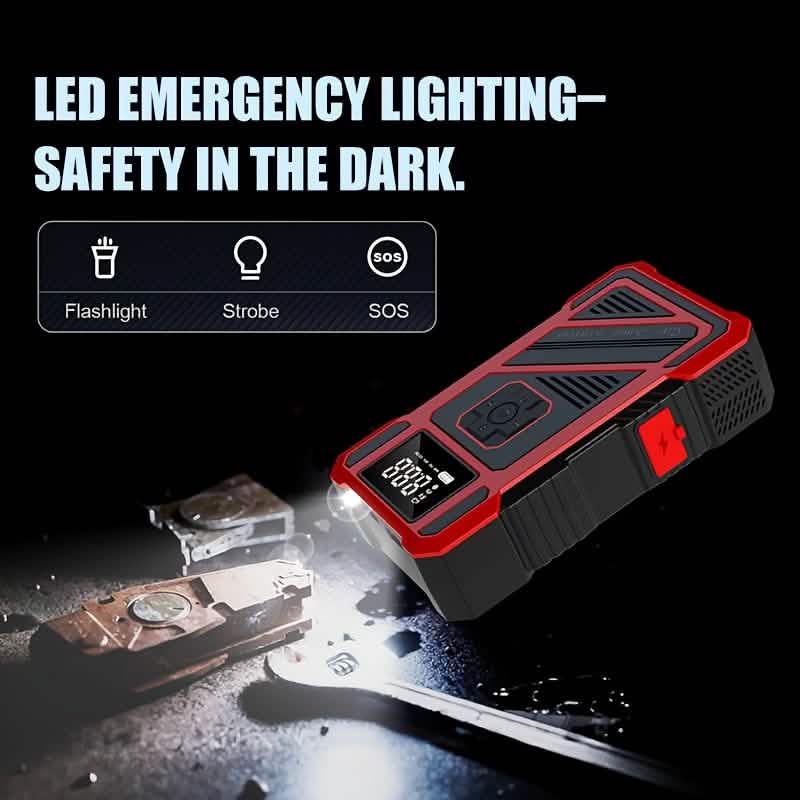 3000A 21V Car Jump Starter & 150PSI Tire Inflator 2-in-1 Portable Compressor DailySale