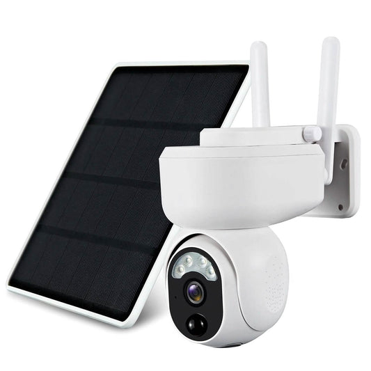 2.4G Wifi Solar Wireless 1080P Surveillance Camera with Flood Light Night Vision DailySale