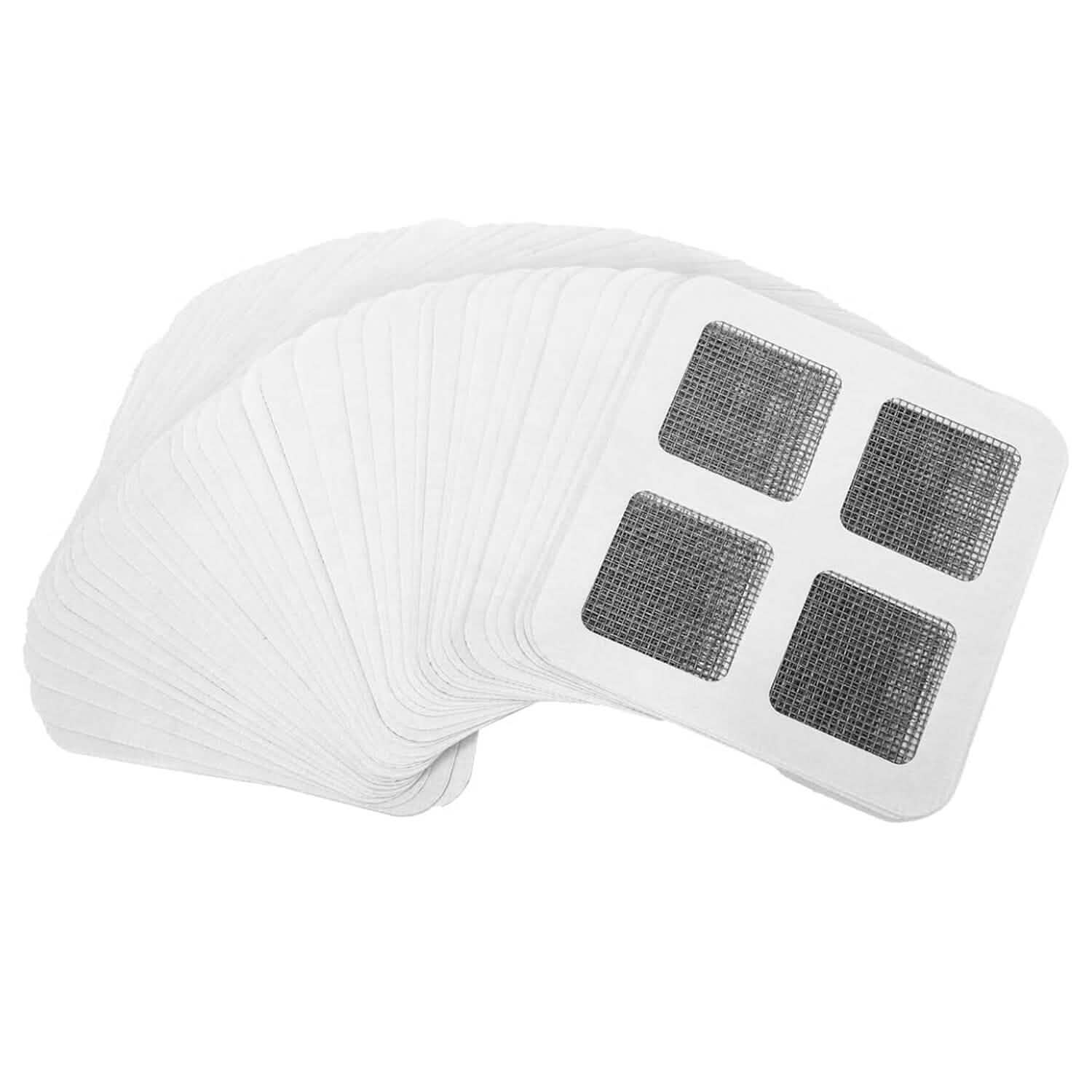 25-Pack:  3.94 x 3.94" Disposable Floor Drain Sticker Hair Catcher DailySale