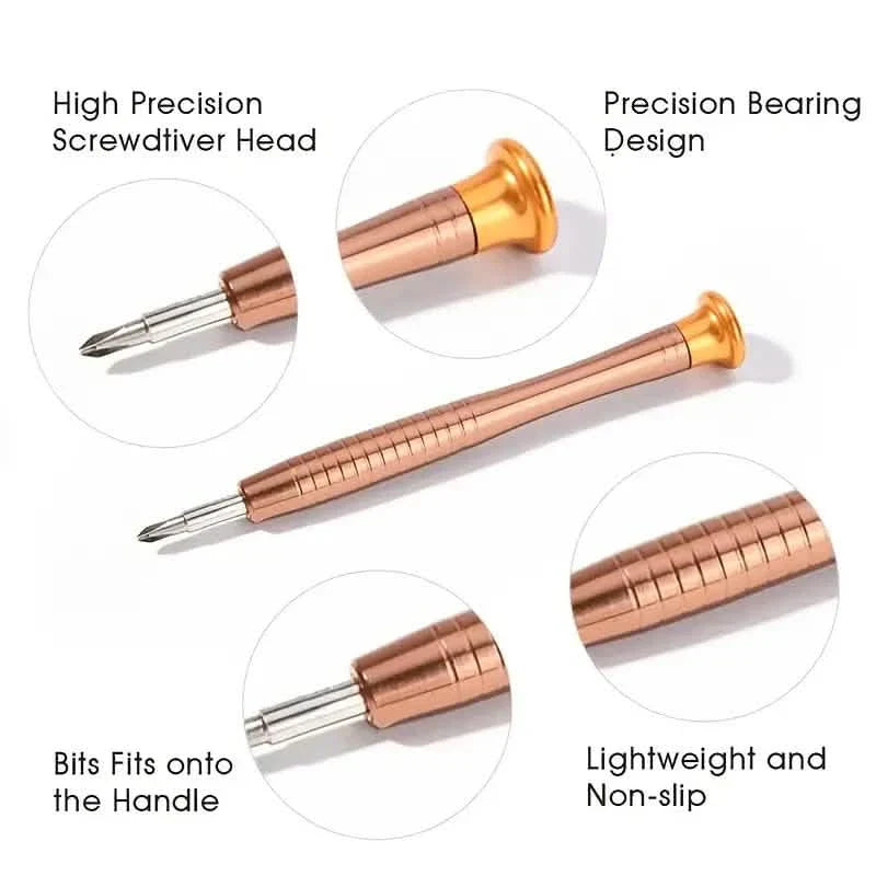 25-Piece Set: Precision Tool Repair Kit with Leather Case DailySale