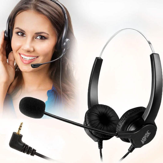 2.5mm Dual Headset for Cordless Phones DailySale