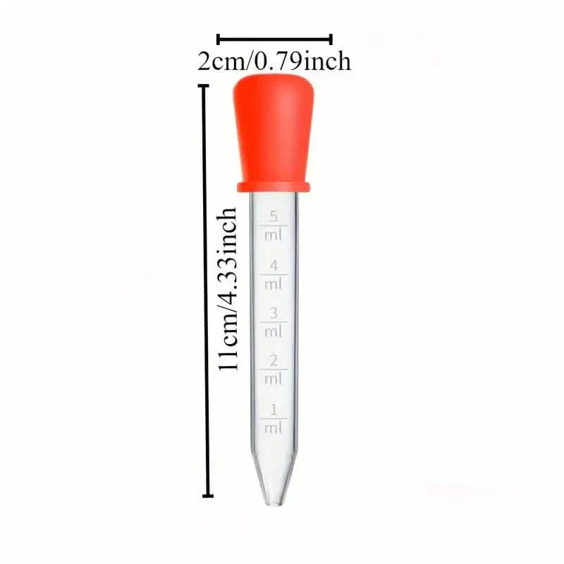 10-Pack Colorful Silicone Eye Droppers – Crafts, Gummy Making, Candy Molds DailySale