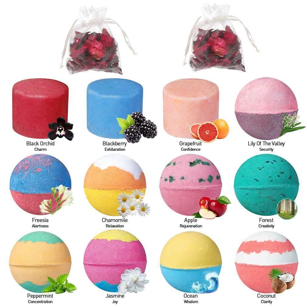 28-Piece: Bath Bombs and Bubble Bars Set DailySale