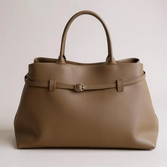 THE XL SARAH LARGE BELT TOTE BAG thebagicon