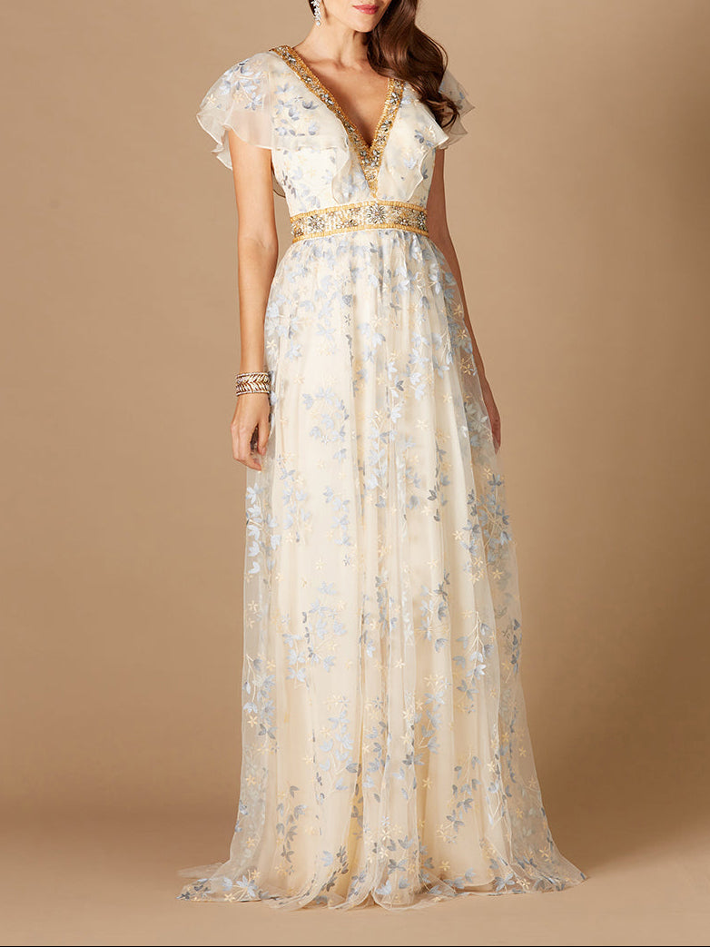 Lara 29966 - Lace, V-Neck Dress Lara New York