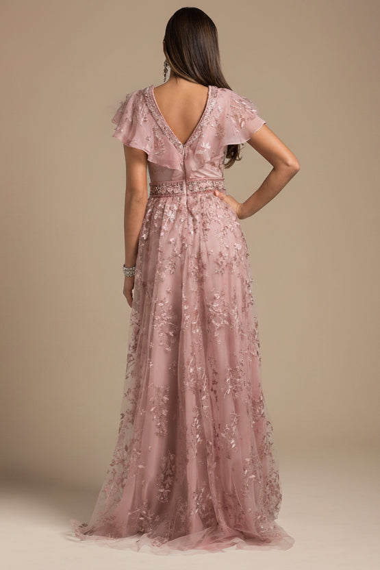 Lara 29966 - Lace, V-Neck Dress Lara New York