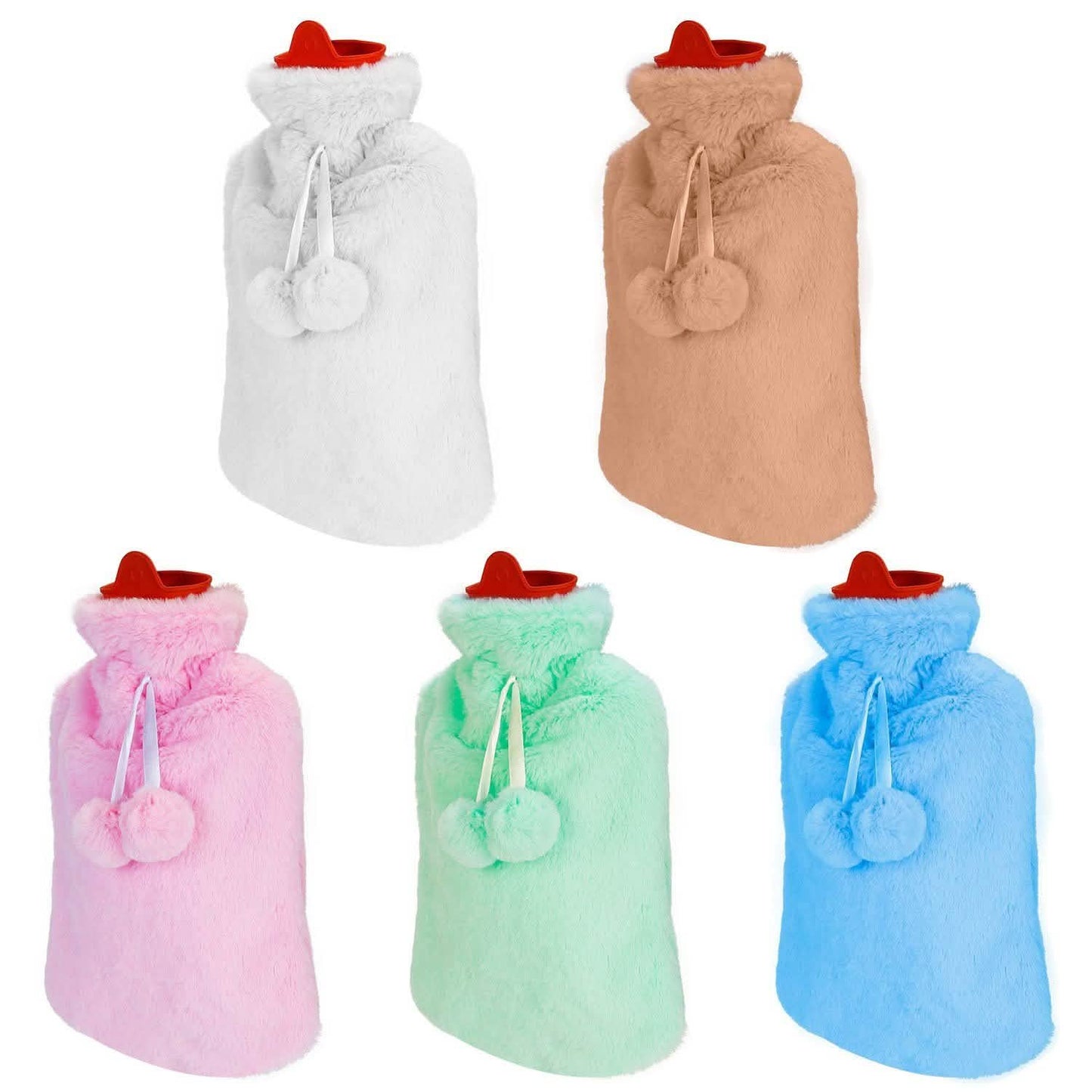 2L Hot Water Bottle with Plush Cover DailySale
