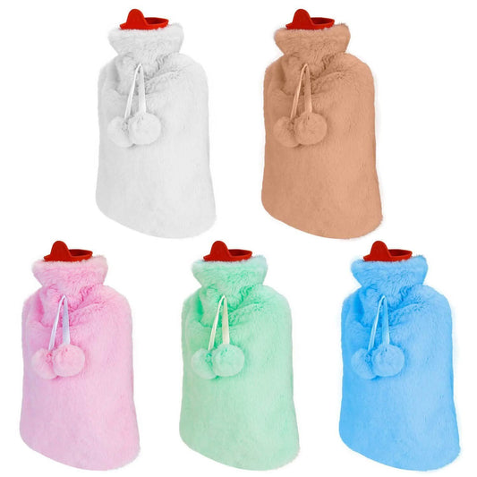 2L Hot Water Bottle with Plush Cover DailySale