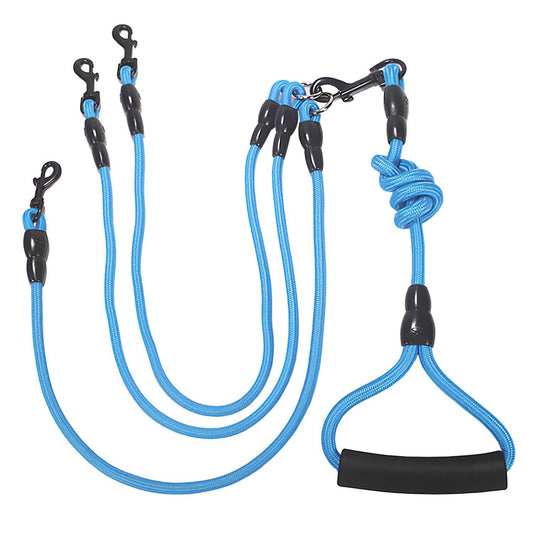 3 Dog Leash Traction Rope Walking Training Lead with Padded Handle DailySale