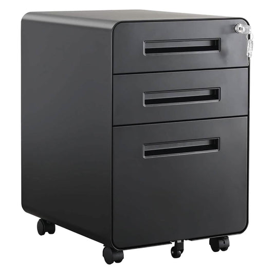3 Drawer Rolling File Cabinet DailySale