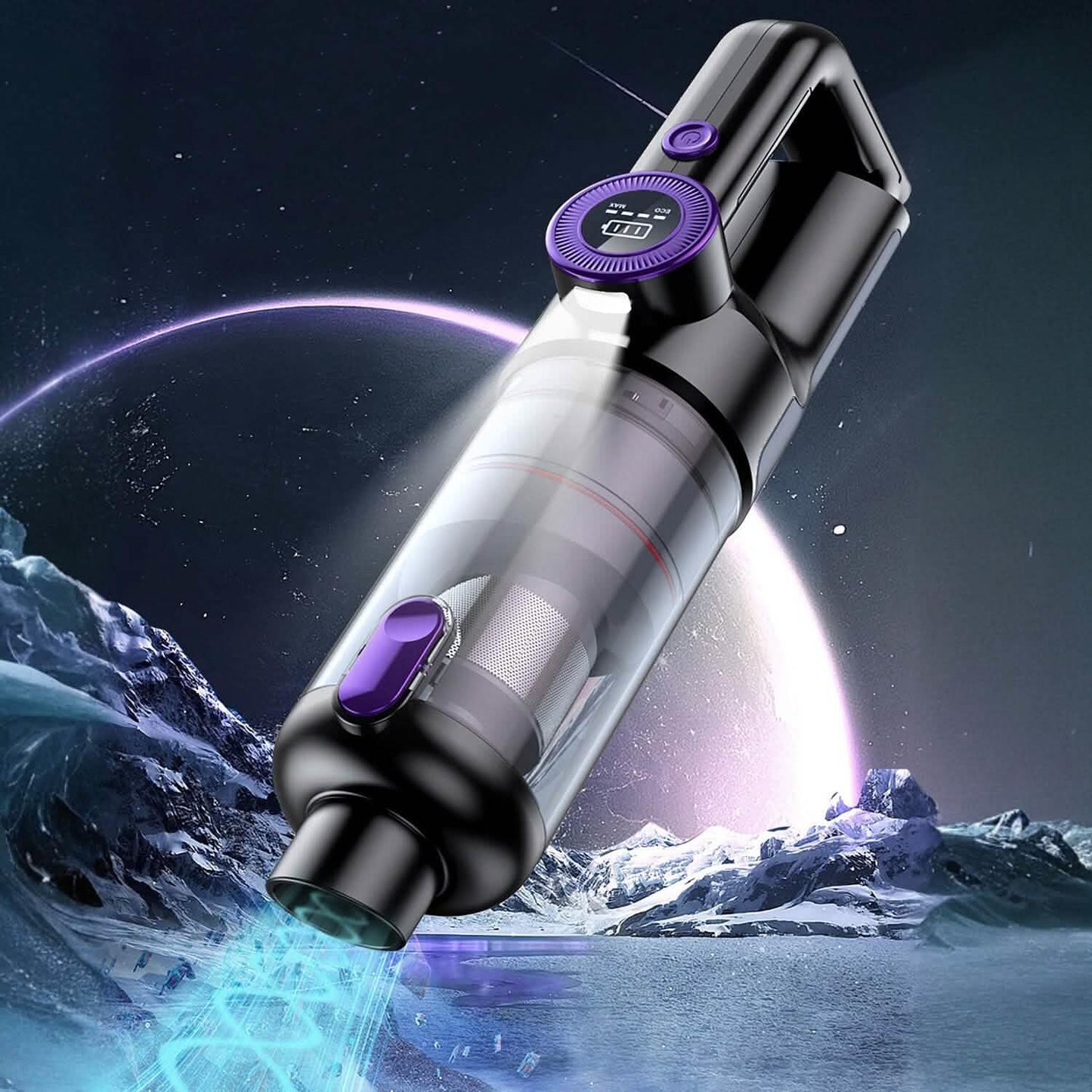3-in-1 Handheld Cordless Car Vacuum Cleaner DailySale