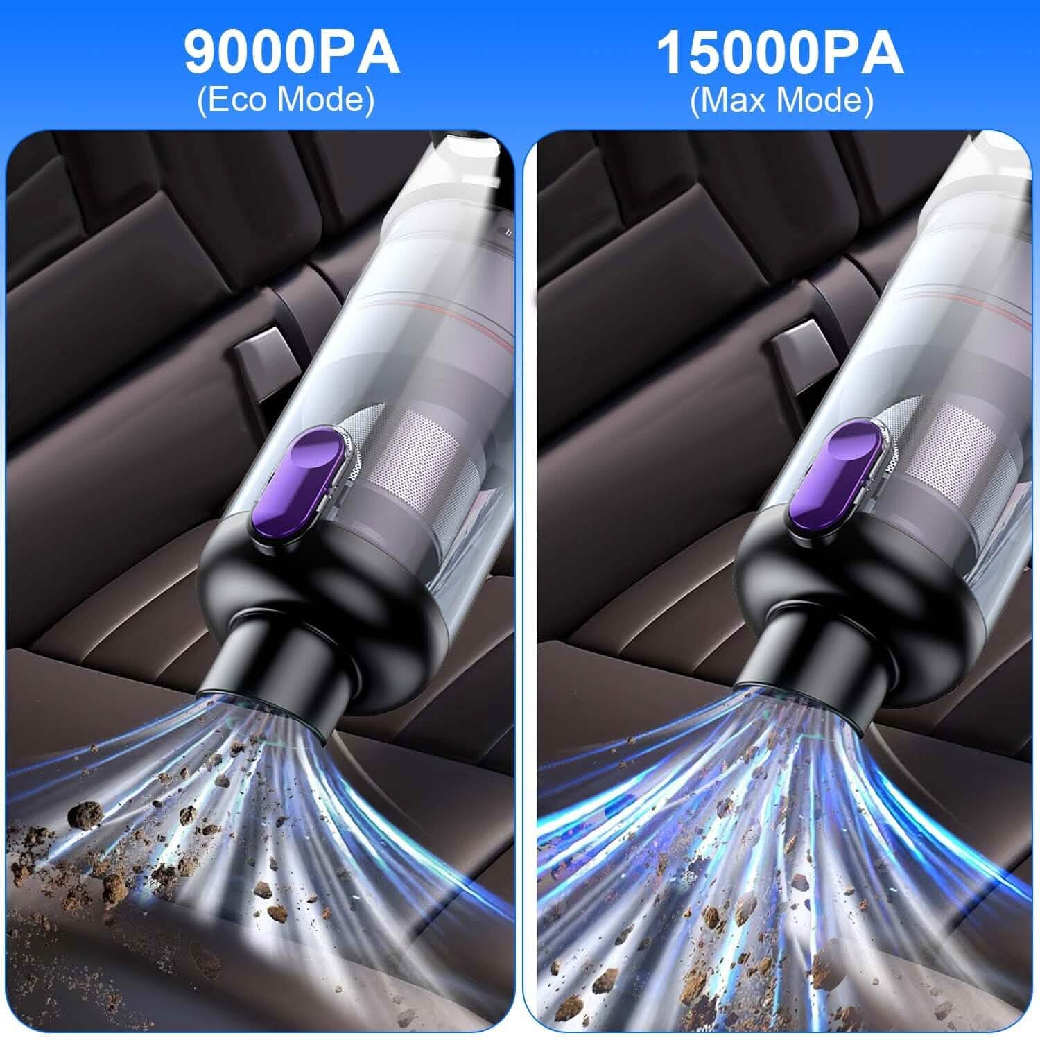 3-in-1 Handheld Cordless Car Vacuum Cleaner DailySale