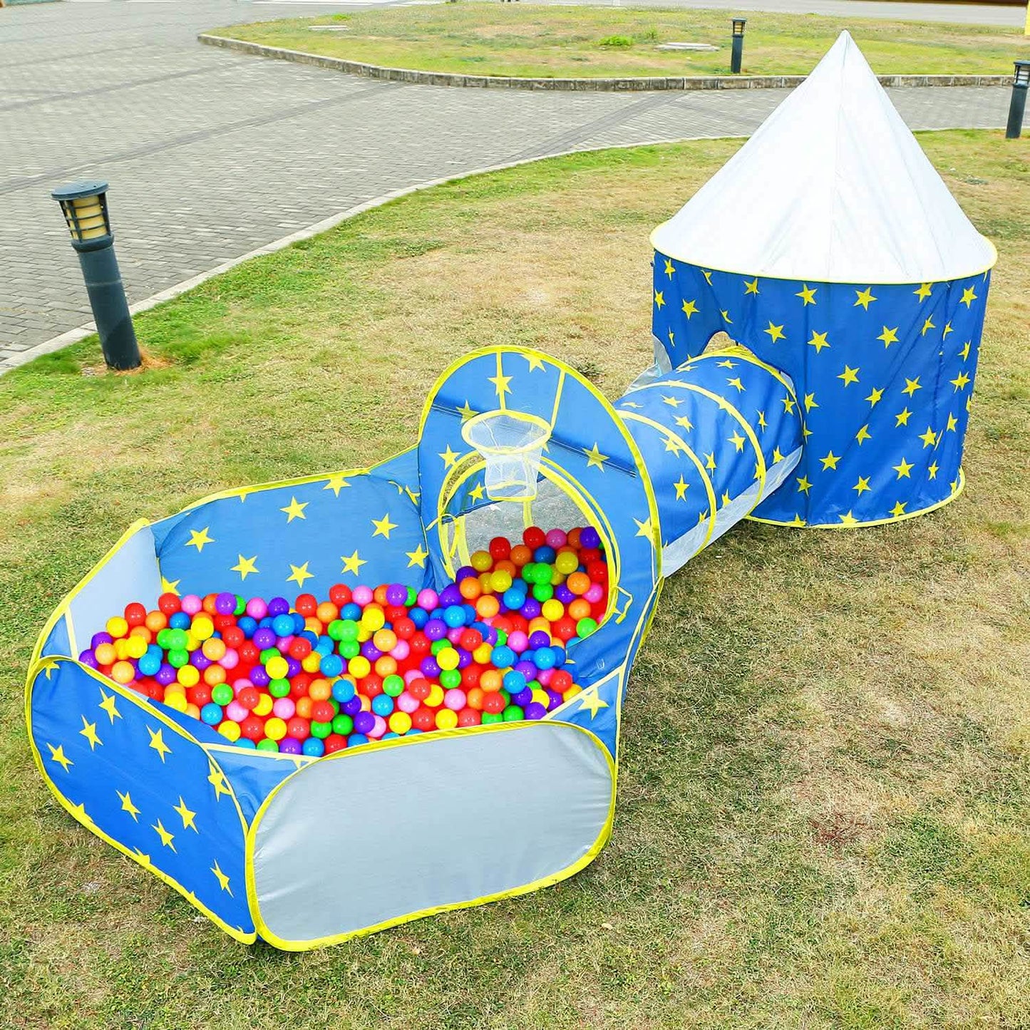 3-in-1 Kids Play Tent Ball Pit Set DailySale