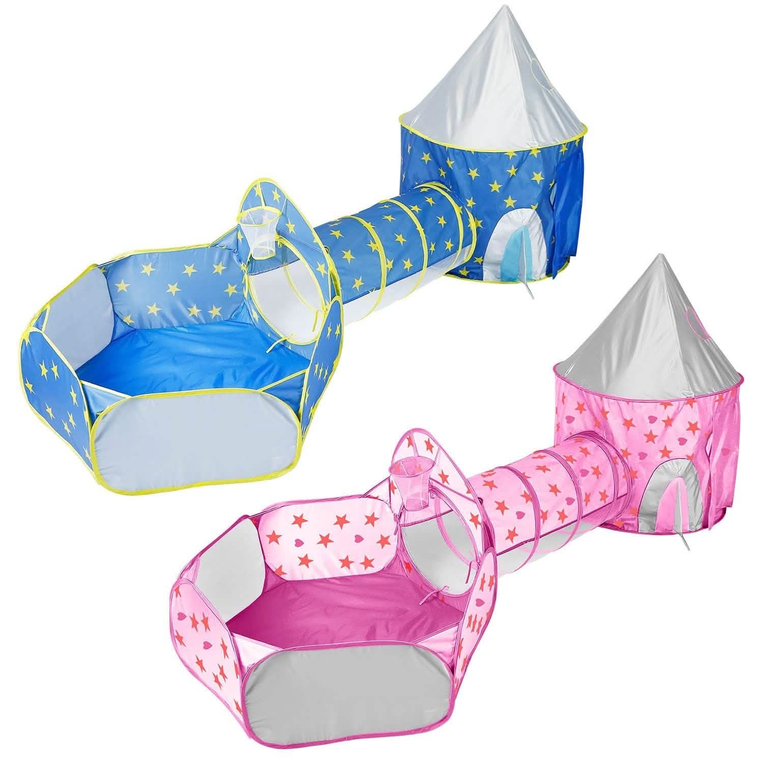 3-in-1 Kids Play Tent Ball Pit Set DailySale