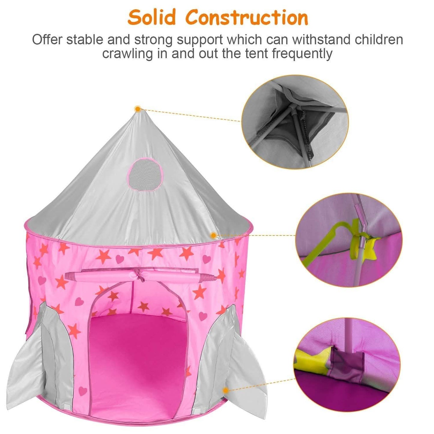 3-in-1 Kids Play Tent Ball Pit Set DailySale