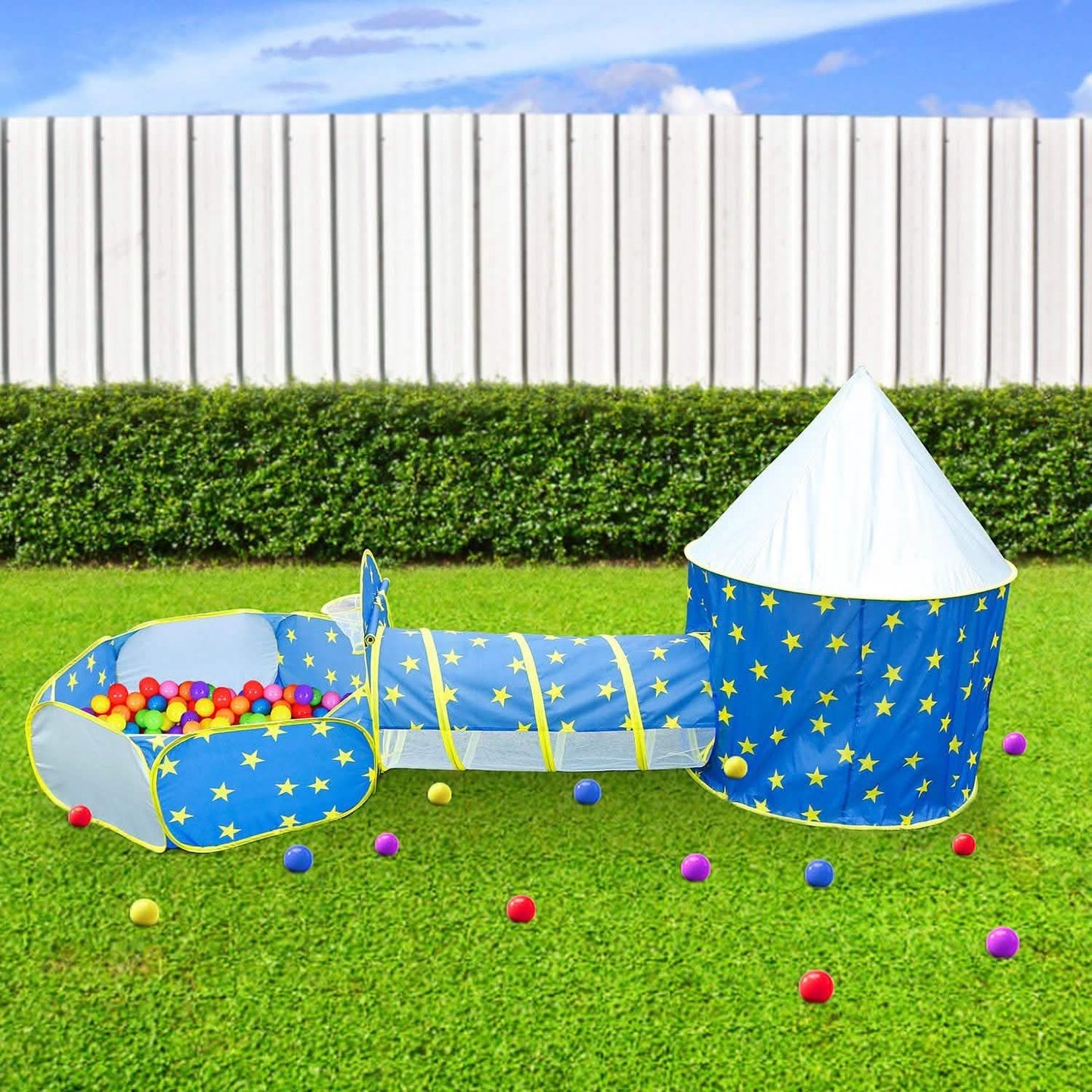 3-in-1 Kids Play Tent Ball Pit Set DailySale