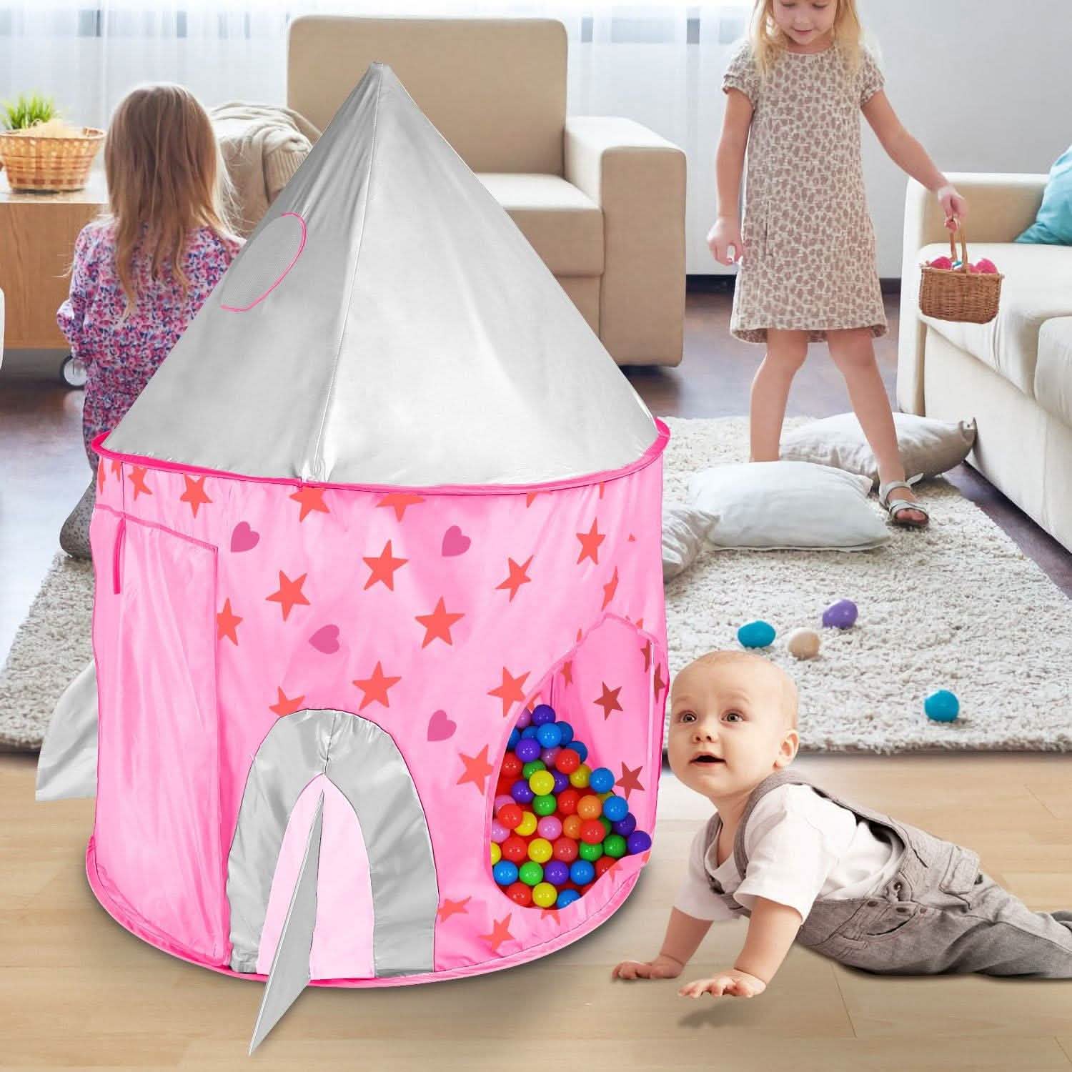 3-in-1 Kids Play Tent Ball Pit Set DailySale