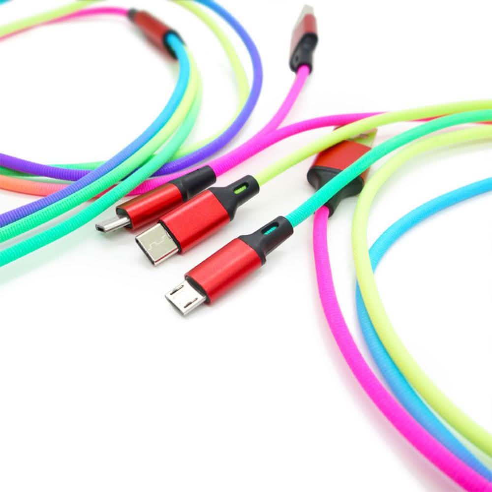 3-in-1 Rainbow Charging Cable DailySale