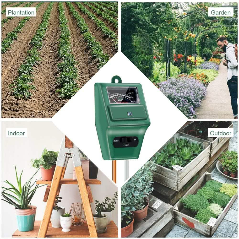 3-in-1 Soil Moisture/Light/pH Tester DailySale
