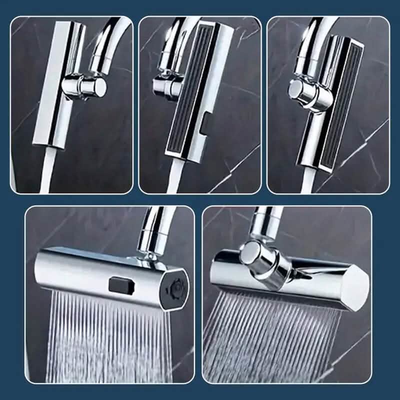 3-Mode Leakproof Sink Faucet Adapter - Durable Copper Construction for Kitchen and Bathroom DailySale