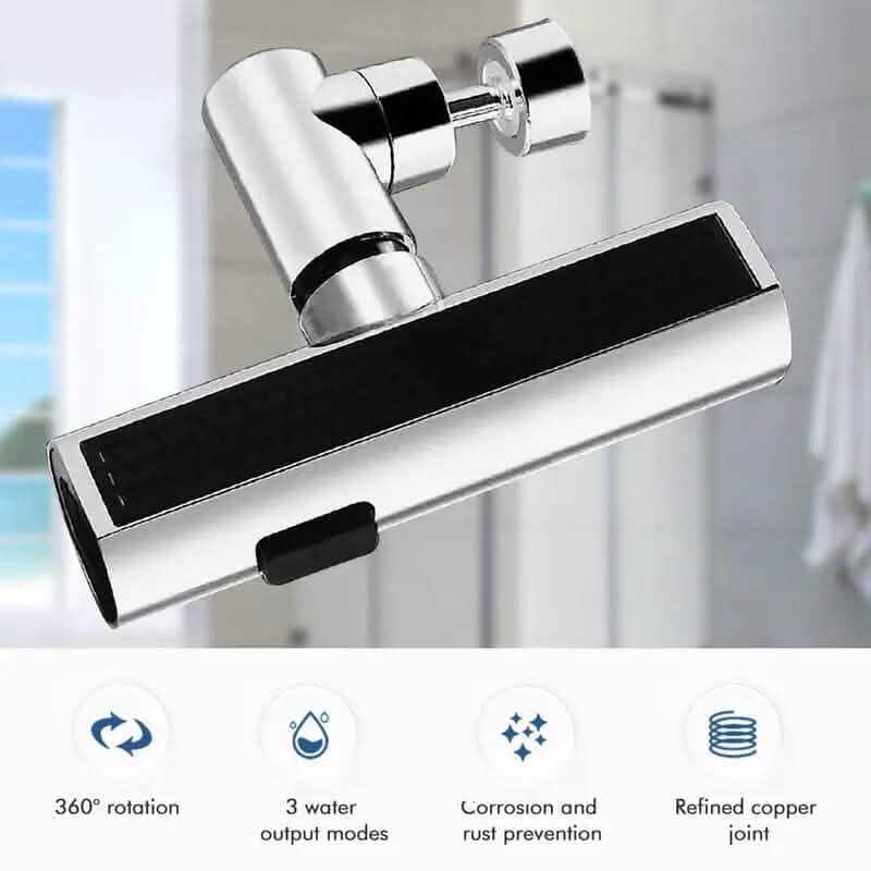 3-Mode Leakproof Sink Faucet Adapter - Durable Copper Construction for Kitchen and Bathroom DailySale