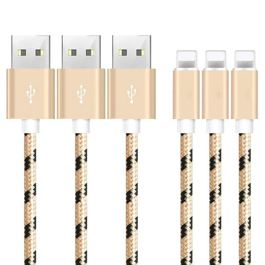 3-Pack: 10 Ft Apple Lightning Charger DailySale
