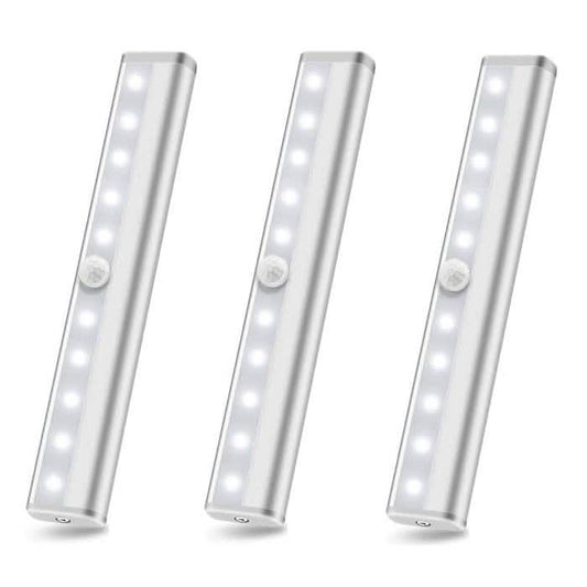 3-Pack: 10-LED Motion Sensor Stick on Light Bars DailySale