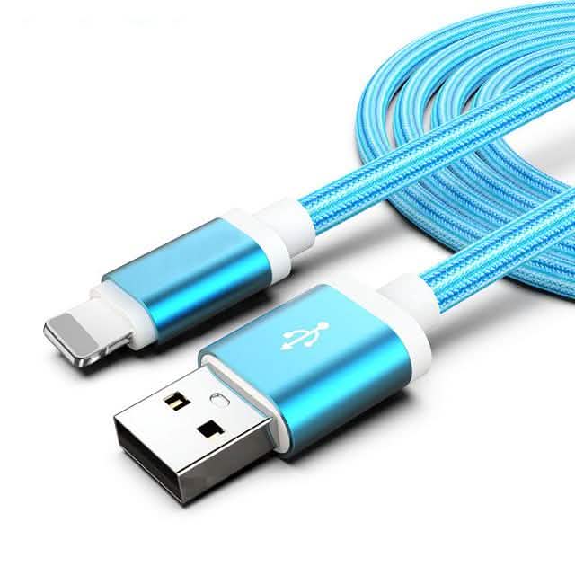 3-Pack: 10FT Heavy Duty Braided iPhone Lightning USB Cable DailySale