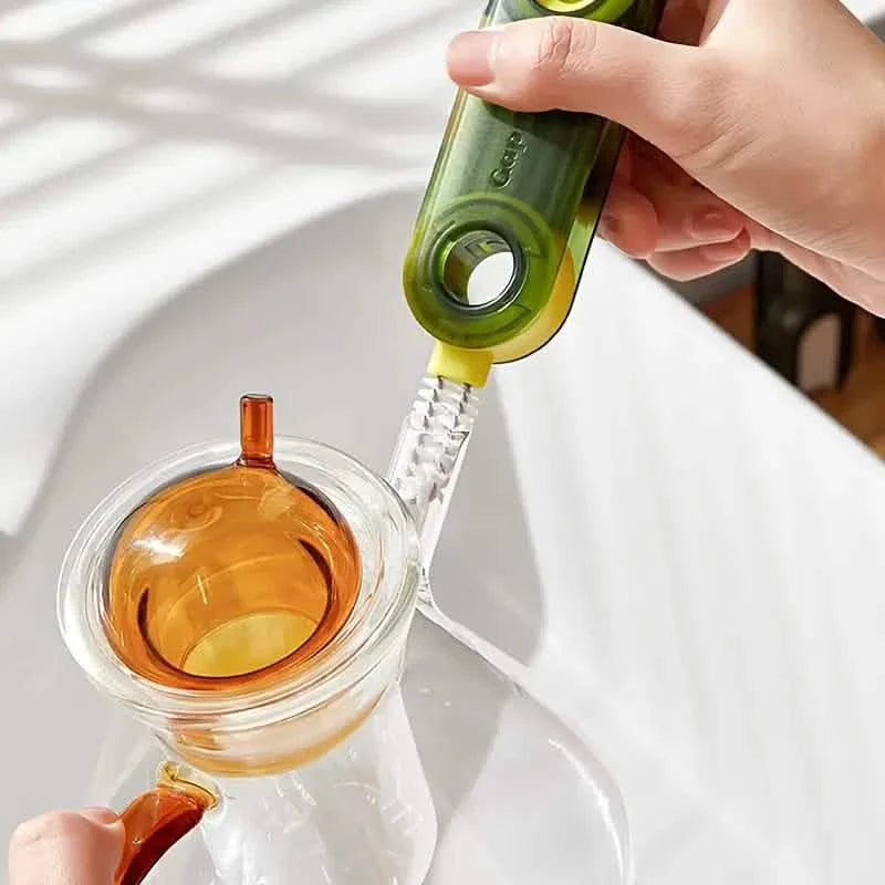 3-Pack: 3-in-1 Tiny Bottle Cup Lid Detail Brush DailySale
