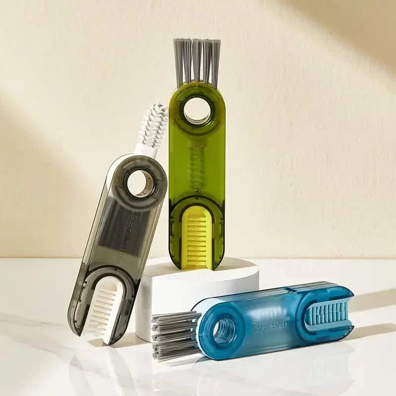 3-Pack: 3-in-1 Tiny Bottle Cup Lid Detail Brush DailySale