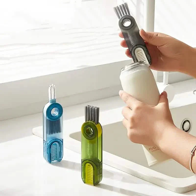 3-Pack: 3-in-1 Tiny Bottle Cup Lid Detail Brush DailySale