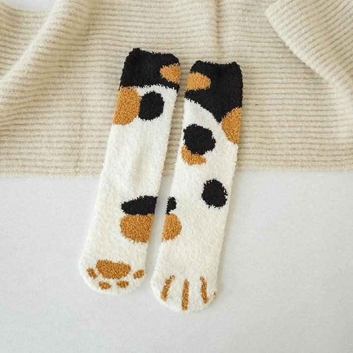 3-Pack: Autumn and Winter Cat Claws Socks DailySale